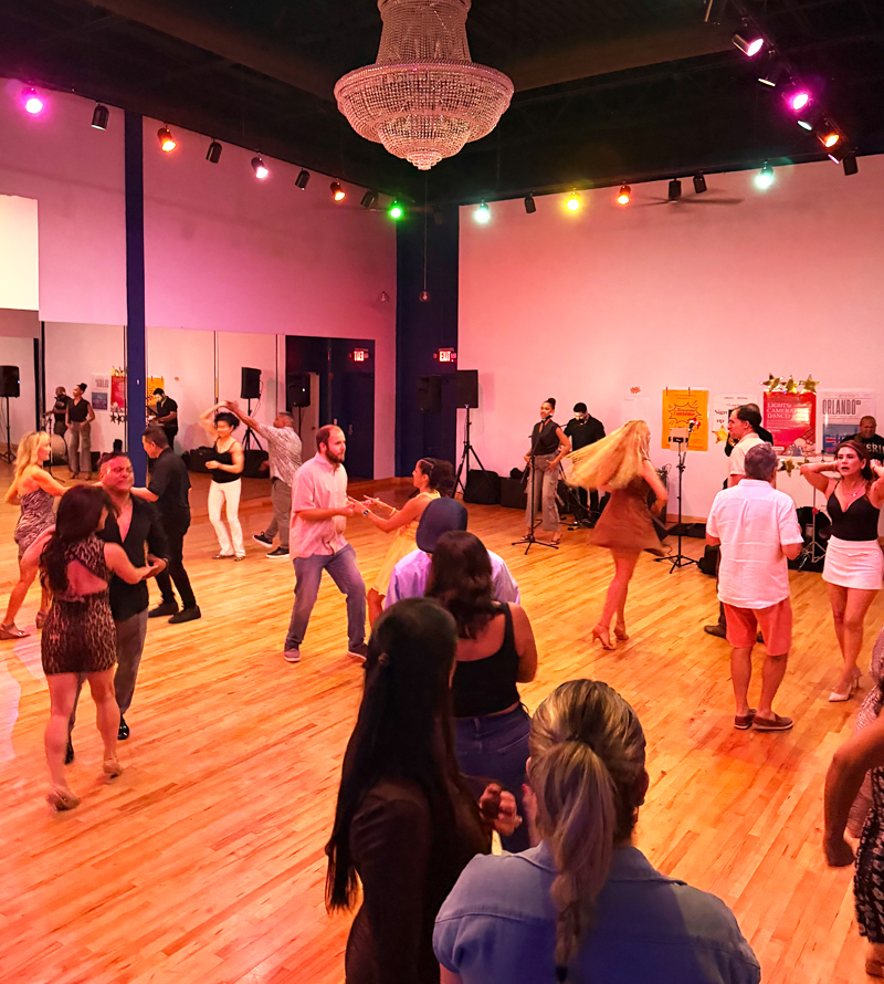 Certified Dance Instructors Teaching Couple